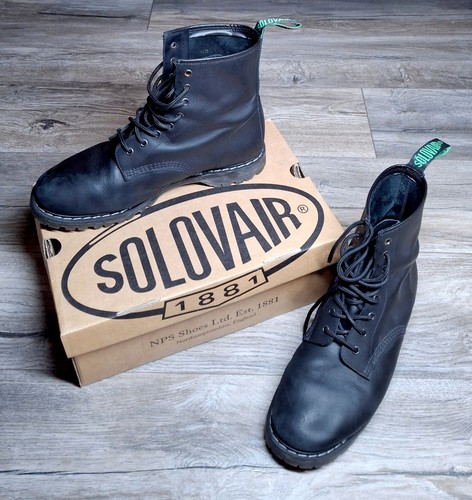 Stivali neri solovair classic - stivali,