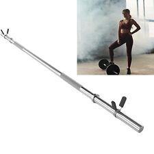BILANCIERE DIRITTO 120CM Ø25mm ACCIAIO MANUBRIO BARRA LISCIA BODYBUILDING 1,20m