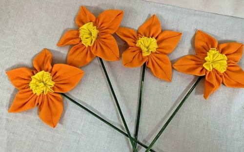 Narcisi/Fiori/Arancio-Giallo/F