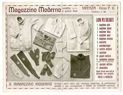 Catalogo lana soldati divisa - soldati,