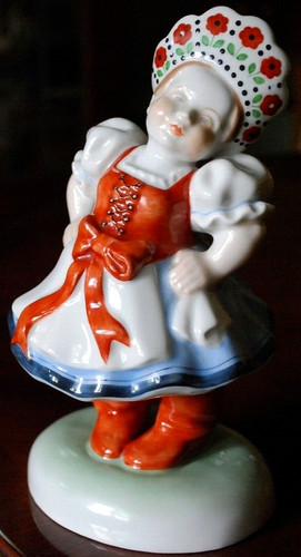 Herend ragazza contadina - herend,