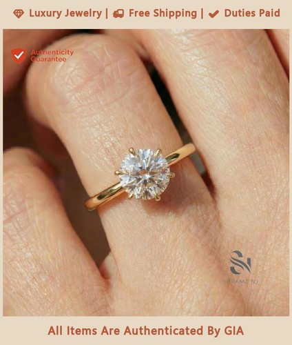 Anello solitario 1ct - anello,
