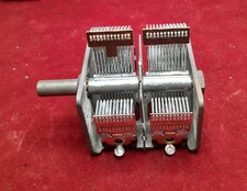 CONDENSATORE VARIABILE DUCATI  2 SEZIONI MOVIMENTO DIRETTO. Leggi bene !  *61.