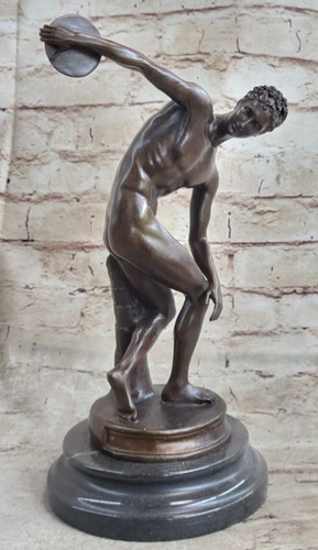 Discobolo mirone statua - di,