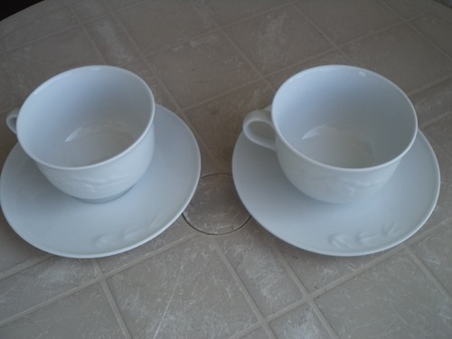Lotto tazze 2 piattini - lotto,