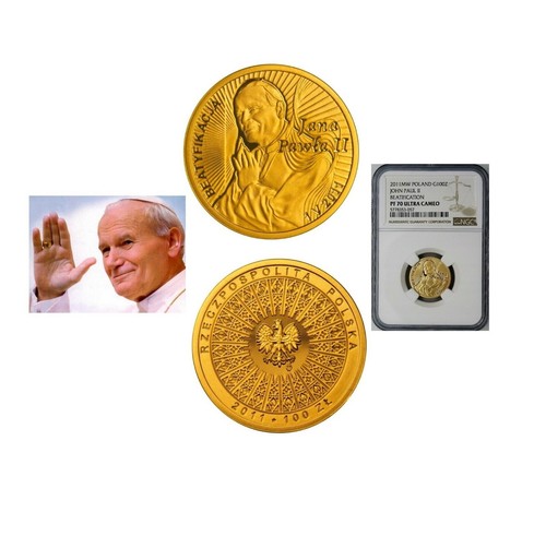 Moneta oro 2011 ngc - ngc, pf70