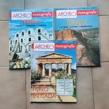 Rivista "ARCHEO" attualita' del passato MONOGRAFIE-LOTTO 3 numeri  1996