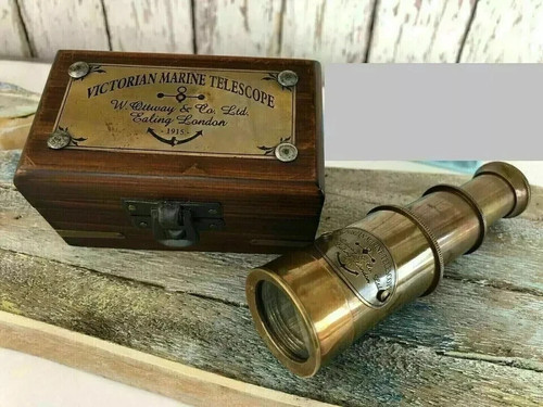 Antico telescopio ottone - antico,