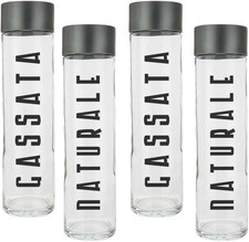 Set Di 4 Bottiglie in Vetro