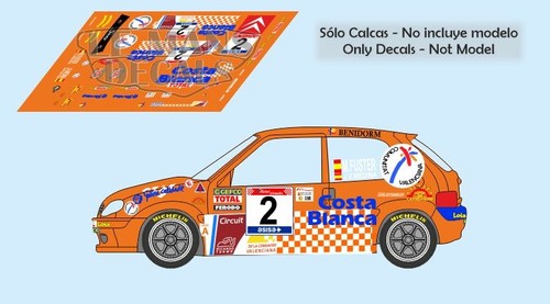 Decals citroen saxo vts rally - citroen,