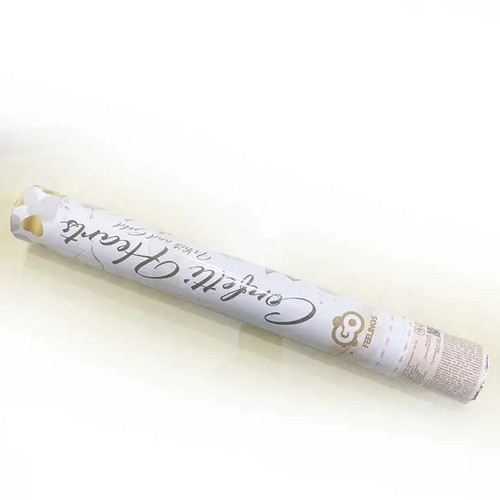 Tubo spara coriandoli cuori - coriandoli,