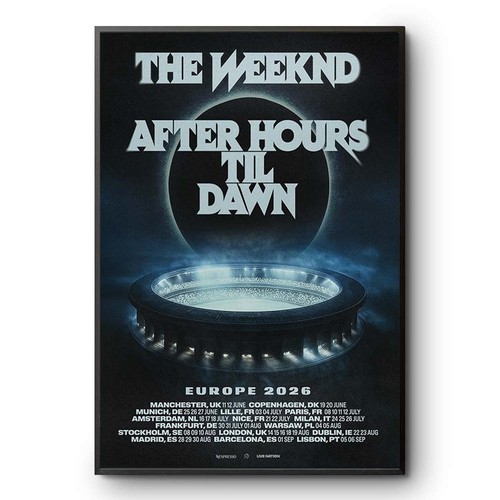 Poster the weeknd after - after, hours