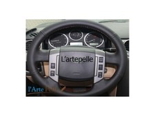 Freelander 2 coprivolante in vera pelle nera da cucire a mano