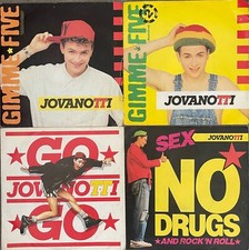 JOVANOTTI " Lotto di 4 Dischi 45 giri"
