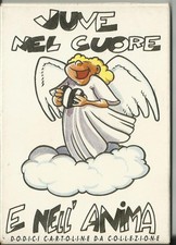 ILLUSTRATORI - JUVE NEL CUORE E NELL' ANIMA - Lotto di 12 cartoline   -aav1202