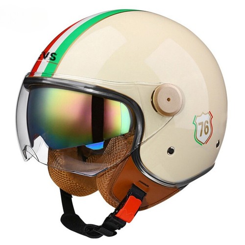 Casco moto retrò open - casco,