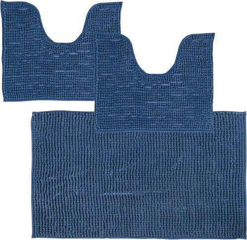 Tris tappeti bagno shaggy - bagno,