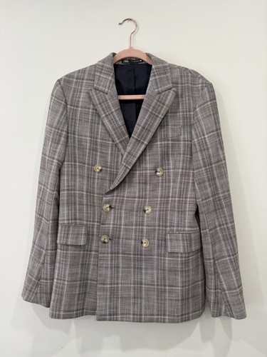 Blazer doppiopetto quadri - a,