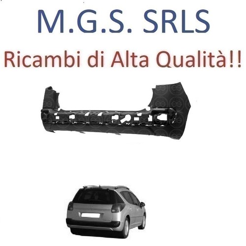 Paraurti posteriore con - paraurti,