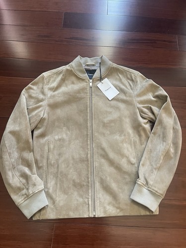 Giacca bomber camoscio theory - camoscio,