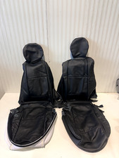 Rivestimento sedili e pannelli porte in pelle nero originale new serie3 BMW E46