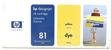HP C4933A HP 81 CARTUCCIA ORIGINALE GIALLO DESIGNJET 5000/5500 [10/2012]
