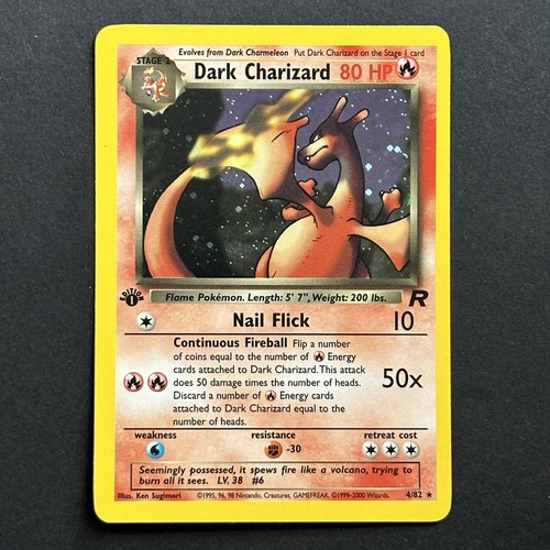 1st edition dark - 1st, charizard