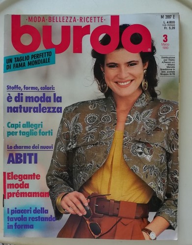 Burda marzo 1990 rivista - burda, di