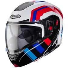 CASCO MODULARE CABERG - HORUS X ROAD - BIANCO/ROSSO/BLU/AZZURRO - TAGLIA XL