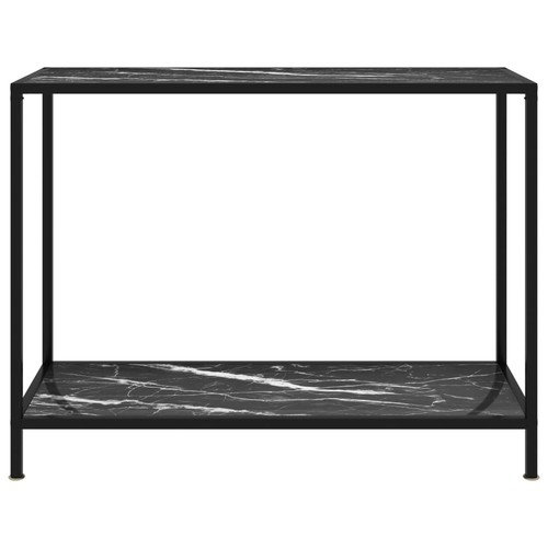 Tavolo consolle nero 100x35x75 - consolle,