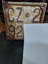 RARISSIMA TARGA ORIGINALE