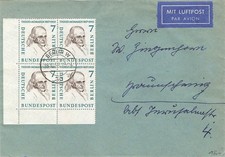 139837) Berlino n. 163 (ER-VB Th. Mommsen) per posta aerea