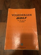 Brochure Depliant Catalogo Volkswagen Golf, italiano 1981.