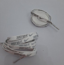 Lacci Fluo  Nike 2 Pezzi Bianco Grigio Da   120cm