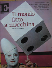 CLOWN CIRCO L' ESPRESSO COLORE 1972 CIBERNETICA ROBERTO VACCA