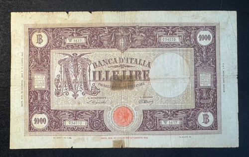 Banconota 1000 lire 1943 - lire,