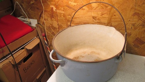 Antique cast iron enamelware - cast,