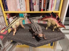 3x Set Dinosauri STEGOSAURO + ANKYLOSAURO + MIRAGAIA ottimo per regalo