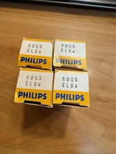 4 x Philips EL84 Valvole Nos