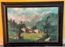 Quadro dipinto olio su legno