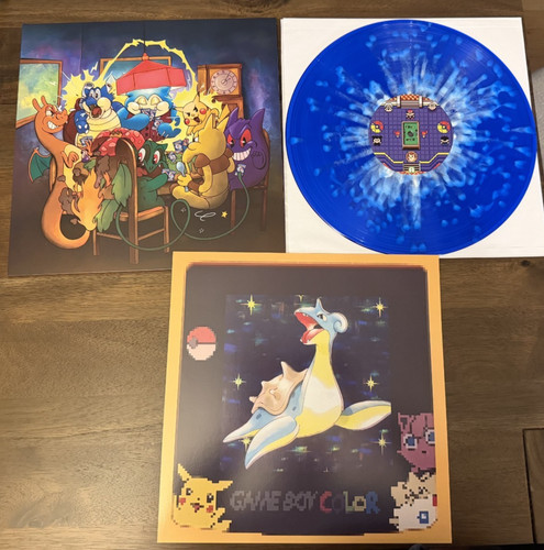 Pokemon blue version vinyl - pokemon,