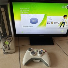 Console Microsoft Xbox 360 Arcade + Cables Et Manette Officielle - Fonctionne
