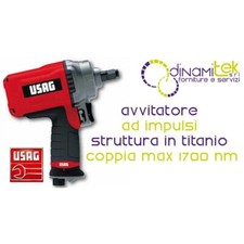 U09420003 942 PC2 1/2" AVVITATORE PNEUMATICO COMPATTO STRUTTURA IN TITANIO USAG