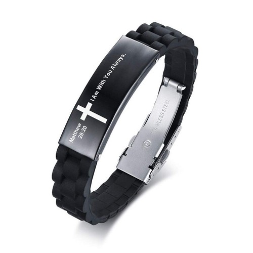 Bracciale uomo silicone - bracciale,