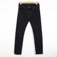 Lee Luke Jeans Uomo Taglia W34 L34 Cotone Denim Nero Moderno Casual Pratico Logo
