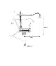 Miscelatore monocomando cucina