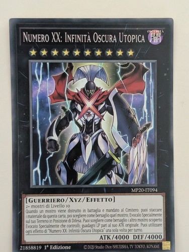 Numero xx infinità - yu-gi-oh!,