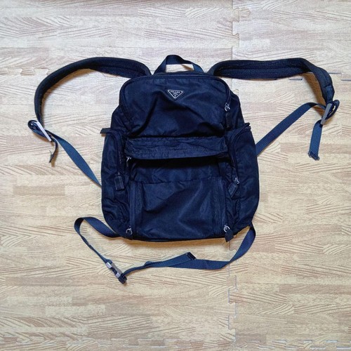 Zaino prada vintage nylon - zaino, nero