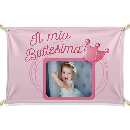 Banner striscione battesimo - banner,
