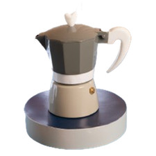 Moka caffe caffettiera tortora